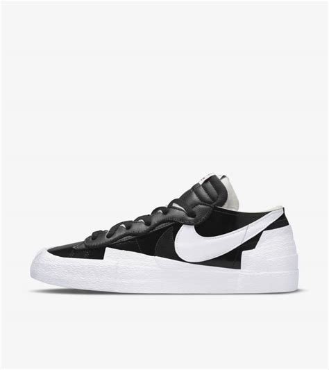 nike blazer sacai grijs|nike sacai blazer low black.